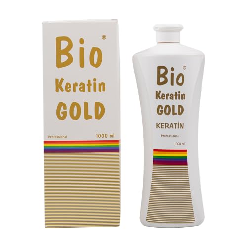 Bio Keratin Gold 1000 ml - Brazilian keratin straightening - professional hair care for smooth, shiny and healthy hair