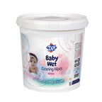 Bucket Baby Wipes Organic Cotton Fibres with Aloe Vera - Pack of 550 (22 x 22 cm)