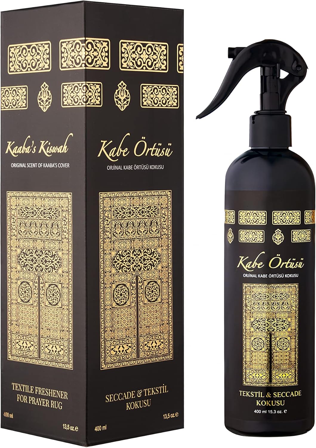 Sufi Scent of Kaaba's Cover - Kaabas Cover Essence - Sprey Home Fragrance - 13.5 oz 400 ml