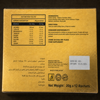 Two-pack of Royal Honey VIP Macun sachets with gold packaging for energy and performance support