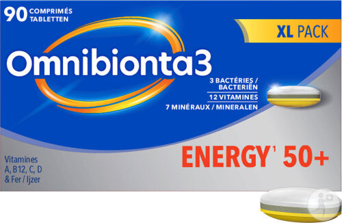 Omnibionta 3 Energy 50+ Multivitamins/Energy 90 Tablets