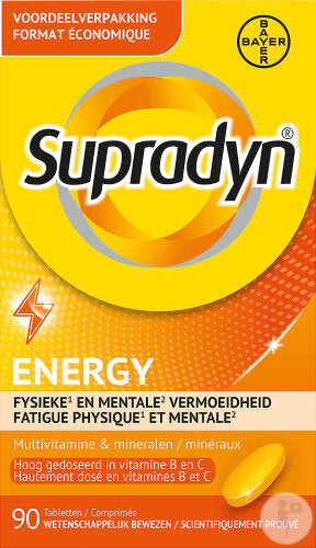 Supradyn Energy Multivitamins and Minerals 90 Tablets
